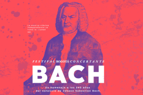 Poster Festival Bogotá Concertante – Bach 340